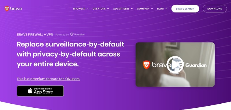 brave browser includes builtin crypto wallet