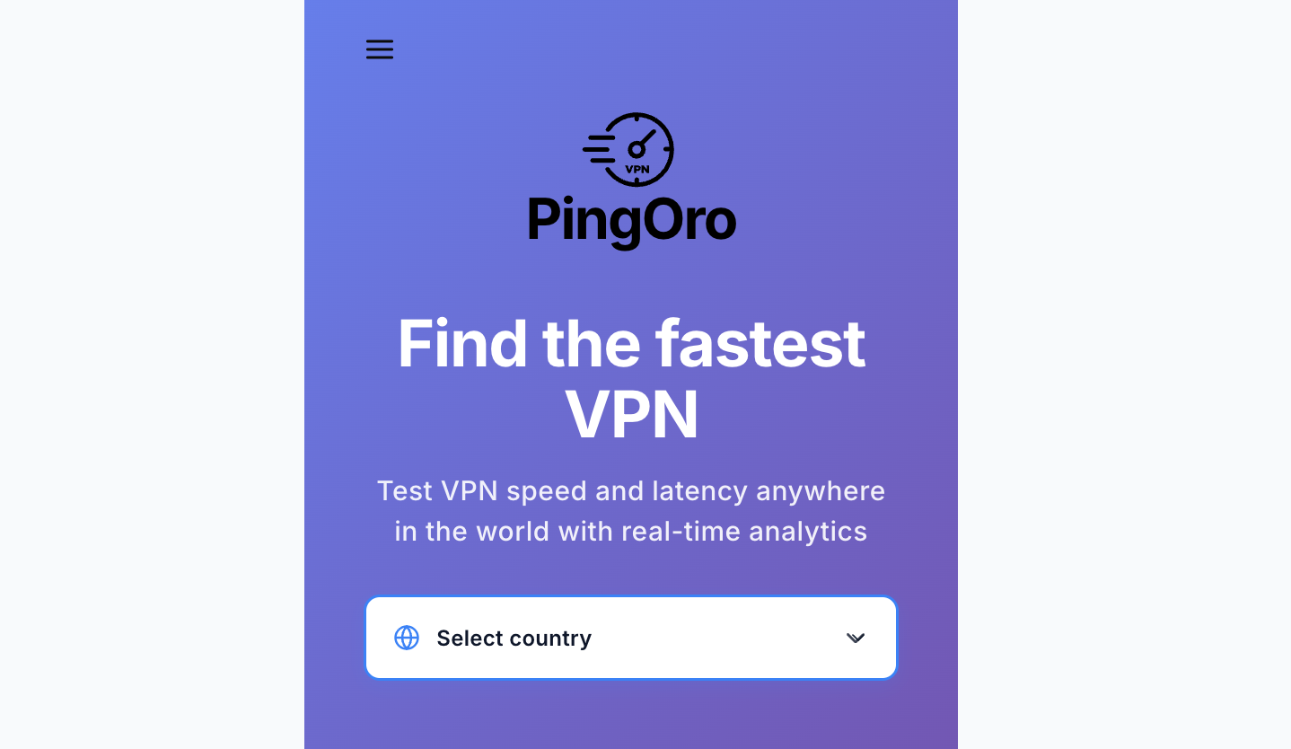 VPN Speed Test