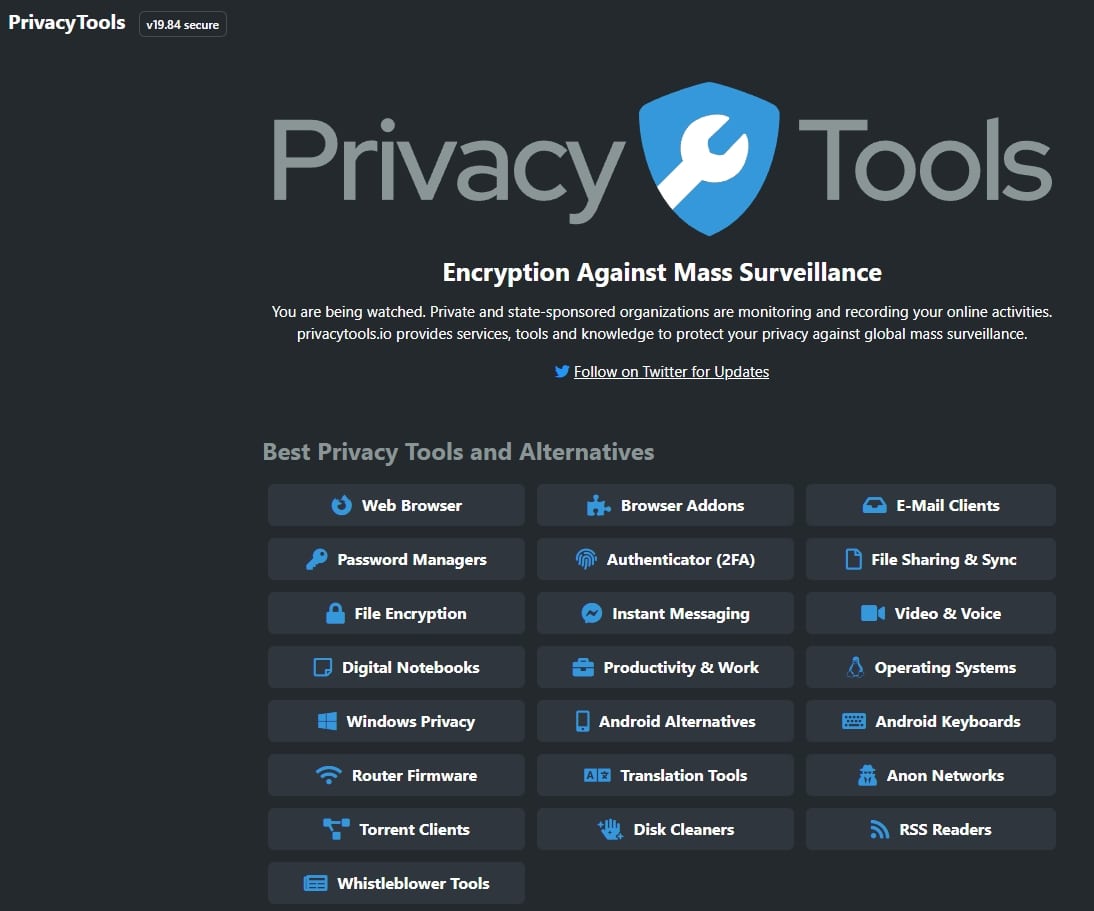 Privacytools.io