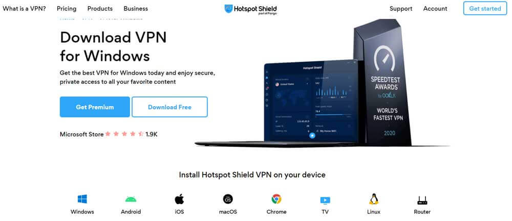download hotspot shield vpn